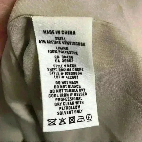 NWT Theory V-neck Shift Light Cranberry Rosina Mini Dress Sz 6 - Picture 8 of 8